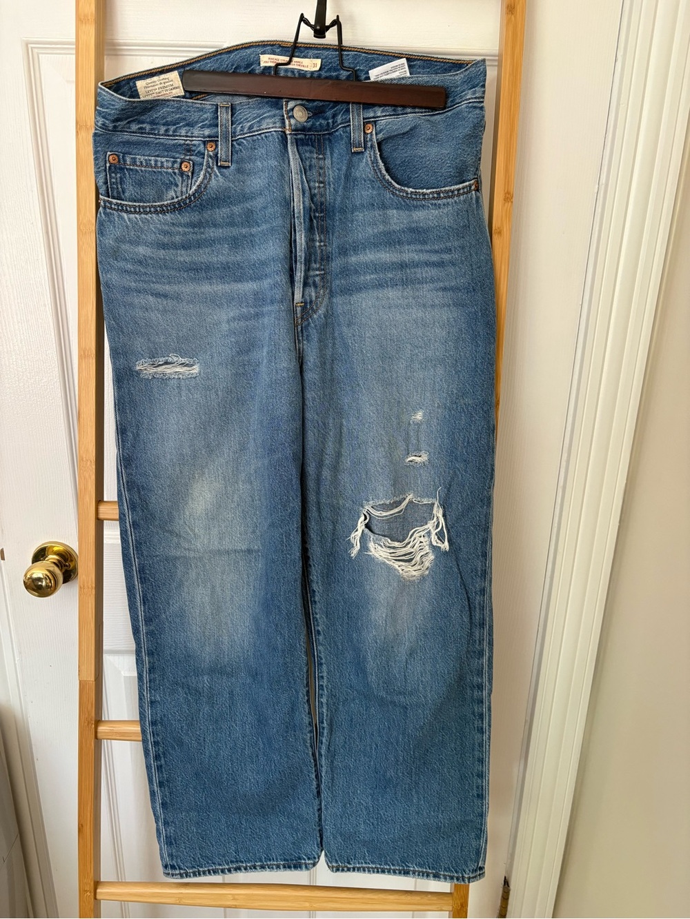Levi’s Ribcage Straight Ankle Size 31